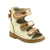 Hero Image for EVELYN CROWN gold orthopaedic high-top sandals